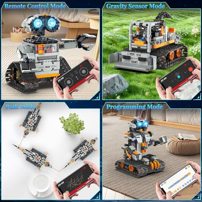 5in1 STEM Robot Building Kit for Kids 6 (688 Count)