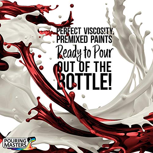 Crimson Red Acrylic Ready to Pour Pouring Paint (64 Fl Oz)