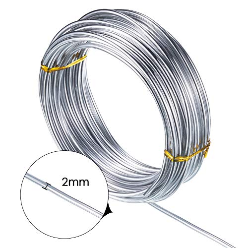 1 Roll Aluminum Wire for Jewelry Making (32.8 Foot)