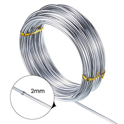 1 Roll Aluminum Wire for Jewelry Making (32.8 Foot)