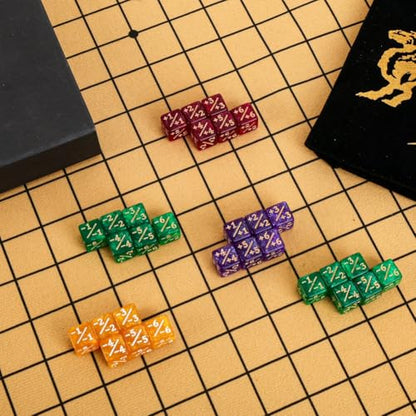 Color MTG Counter Dice Set Keyword Shield Life Counters with Dice Storage Bag for MTG TGG Table Games
