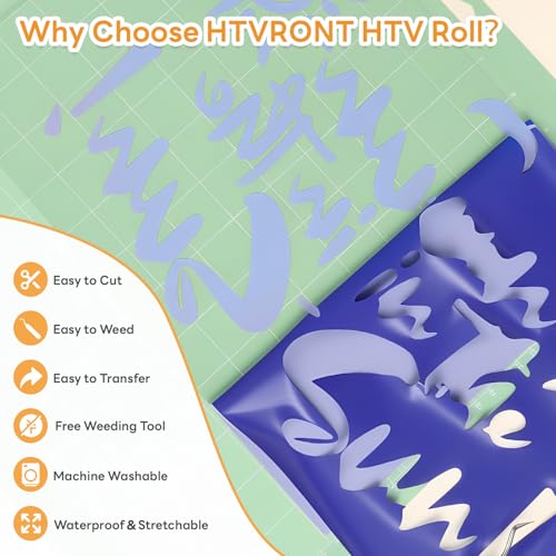 Royal Blue HTV Roll Heat Transfer Vinyl