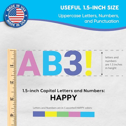 1.5 Inch Bulletin Board Letters & Numbers