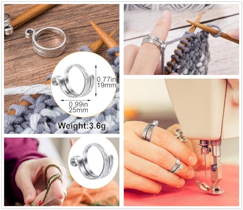 10 Colors Stitch Needle Marker Knitting Crochet Locking Clip Counter