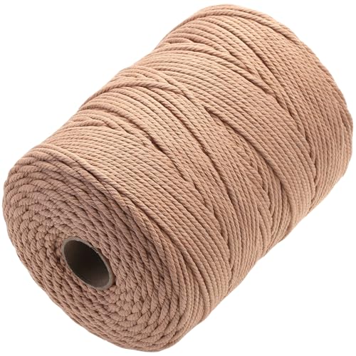 Cotton Macrame Cord 4mm x 328yards Natural Colored Macrame Supplies