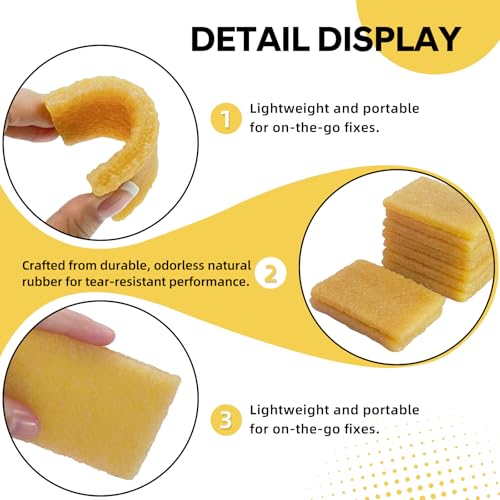 12pcs Natural Rubber Erasers Glue and Residue Eraser (12 Count)