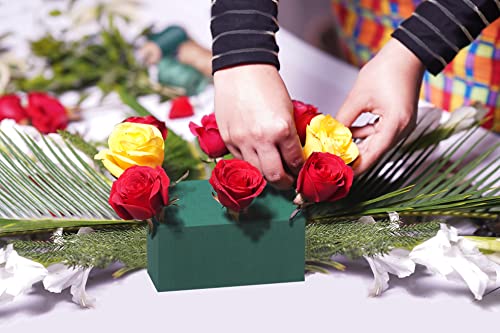 Pack of 6 Dry and Wet Floral Foam Blocks for Fresh and Artificial Flowers (6 Count)