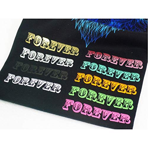 Heat Transfer Vinyl 8.5 x 11 Forever Flex Soft no Cut Laser Heat Transfer Paper 5 Sheets Pack