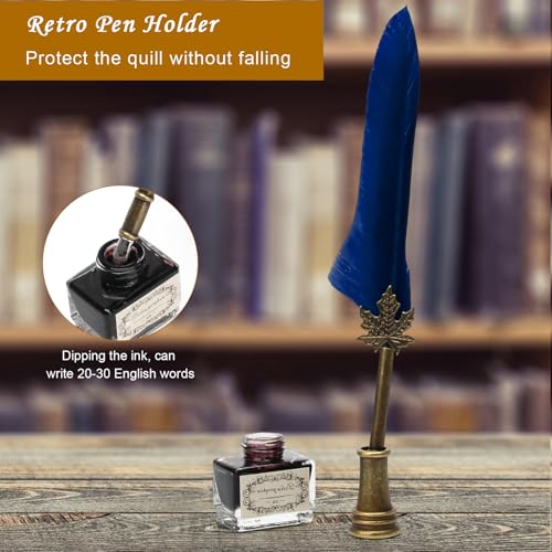 Quill Pen and Ink Set (8 Count)