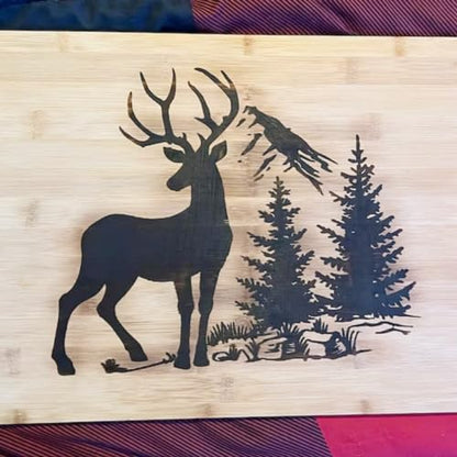 Wood Burning Stencils for Painting 12" Wildlife Stencil (9 Count)