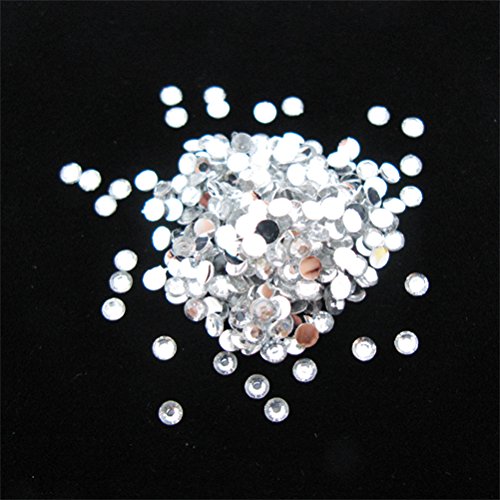 1 440pc Loose flatback Acrylic Rhinestones Round 3mm (1440 Count)