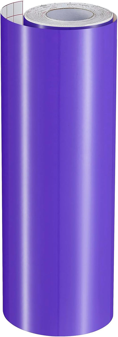 Ant Smart Adhesive Permanent Vinyl Compatible with Cricut Explore and Maker Series Without Cutting Mats, Create DIY Projects, Decals, Stickers & More (Purple, 13inch x 50ft)