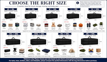 Extra Large Duffle Bag for Travel