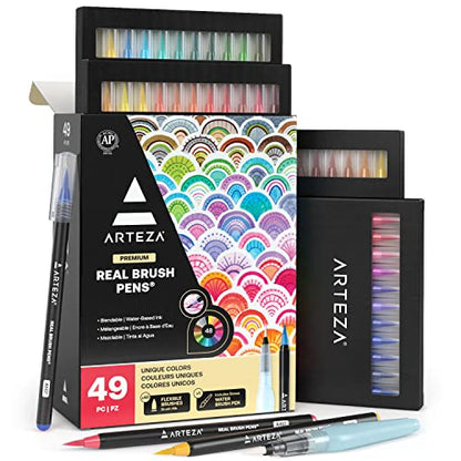 Real Brush Pens (48 Count)