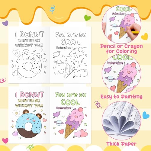 Valentine’s Day Coloring Books (24 Count)