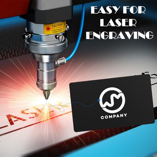 100Pcs 0.45 Metal Business Cards Aluminum Laser Engraving Blanks