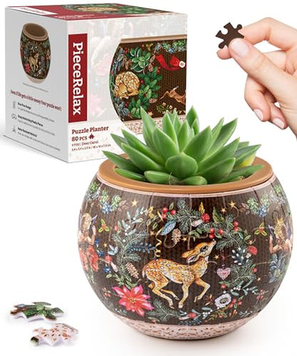 3D Puzzle Planter 80 Pieces