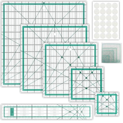 6 Pcs Quilting Rulers and Templates (6 Count)