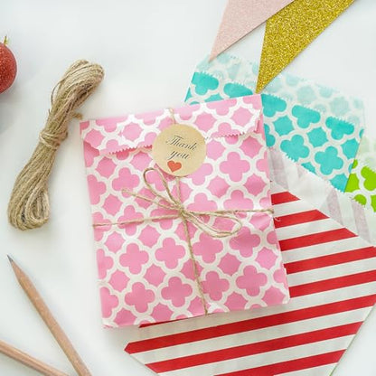 100 Pcs Grey Candy Buffet Bags