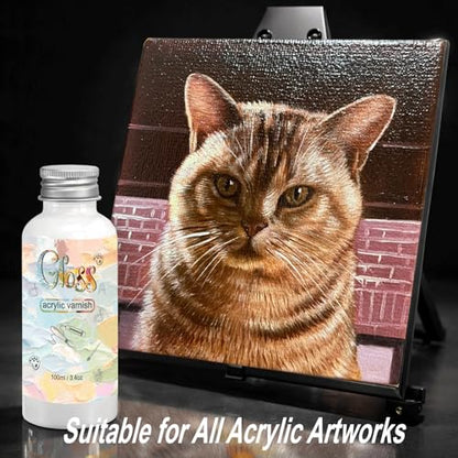 Gloss Varnish for Acrylic Painting (2 Count)