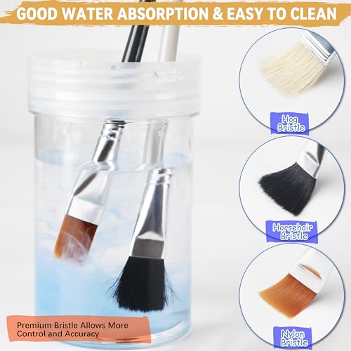 26PCS Painting Brushes Set (26 Count)