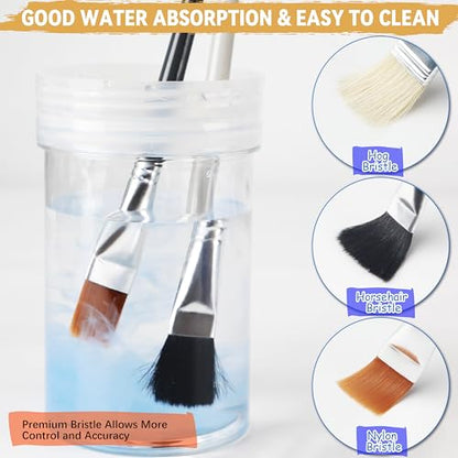 26PCS Painting Brushes Set (26 Count)