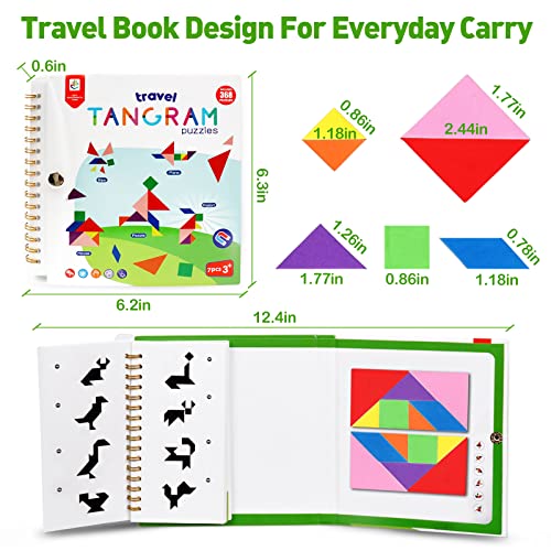 Travel Tangram Puzzle with 2 Set