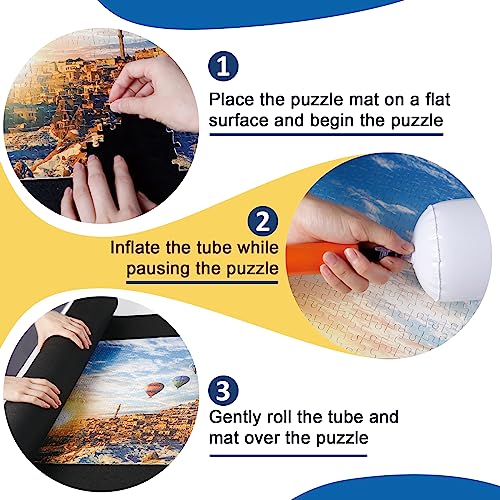 Puzzle Mat Roll Up Puzzles Board for Jigsaw Up to 2000