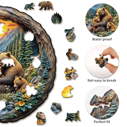 Wooden Puzzles Adults (137 Count)