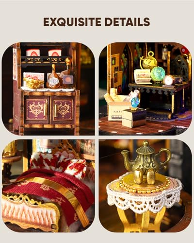 DIY Miniature House Kit Dollhouse Kit for Adults to Build Mini Magic House