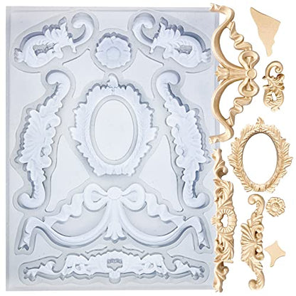 Art Mold for Polyclay Air Dry Clay Plaster