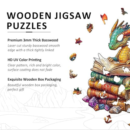 Wooden Puzzles for Adults (300 Count)