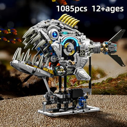 Mechanical Piranha Building Sets (1085 Count)