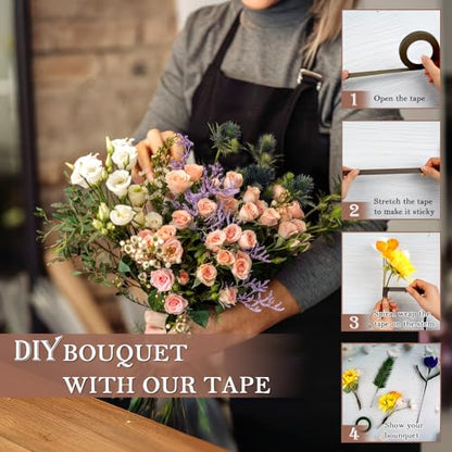 8 Rolls Floral Tape (720 Foot)