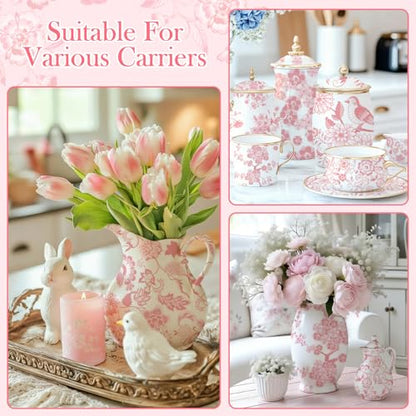 36 Pack 6 Style Pink Decoupage Chinoiserie Napkins (36 Count)