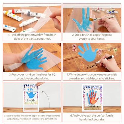 Family Handprint Kit with Paints
