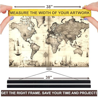 38 in Magnetic Poster Hanger Frame