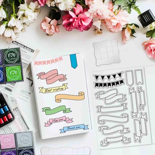 29 Pcs Journal Stamps for Crafting Card Making Supplies Set (29 Count)