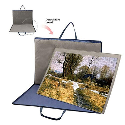 1500 Piece Jigsaw Puzzle Board with Padded Cover
