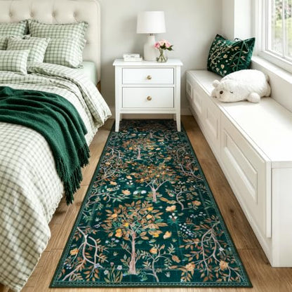 Boho Floral 2x6 Kitchen Runner Rug