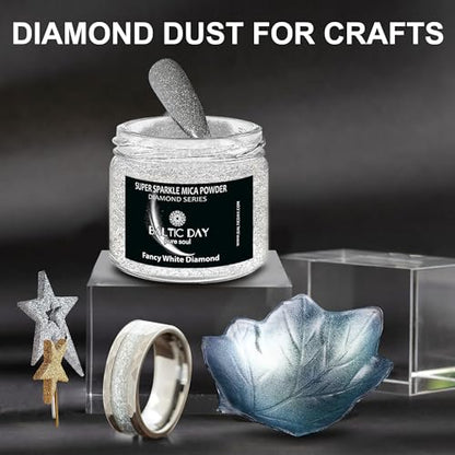 Sparkle Mica Powder [ Diamond Ruby Red ] (2 Ounce)