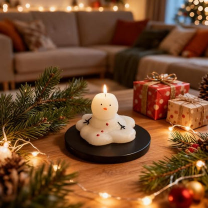 2PCS Christmas Candle Molds (2 Count)