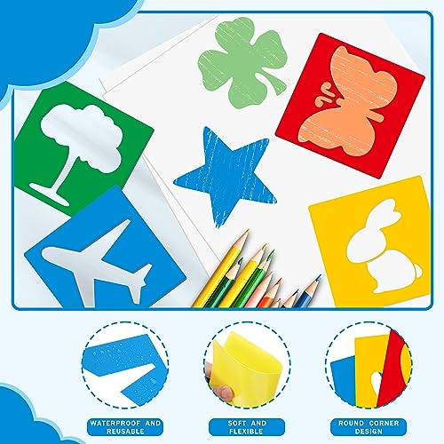 24 Pieces Stencils (24 Count)