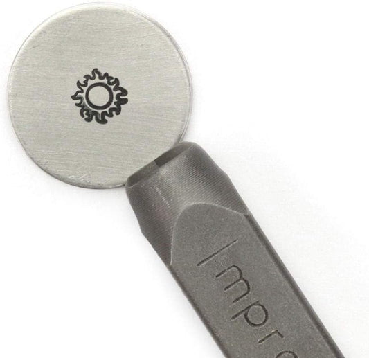 ImpressArt - Sun Metal Stamp, Nature Steel Punch for Unique Designs, Crafts & DIY Projects (6mm)