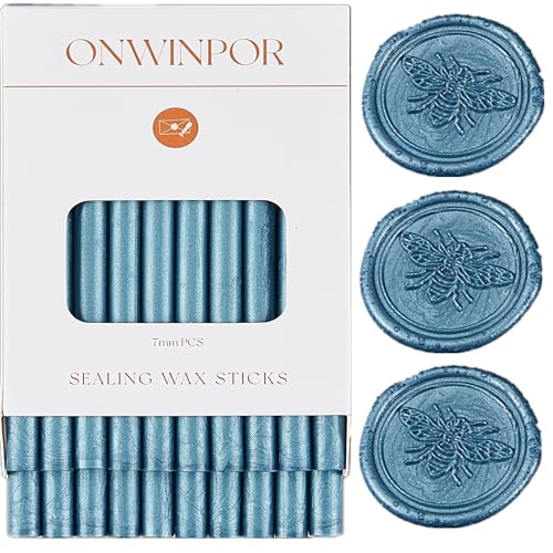 Gray Blue Wax Seal Sticks (20 Count)