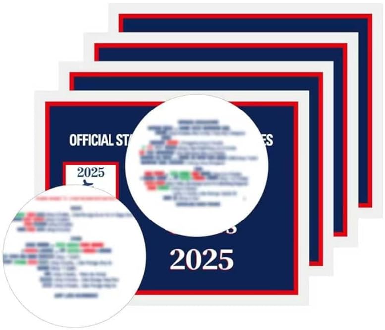 Mahjong Cards 2025 (4 Count)