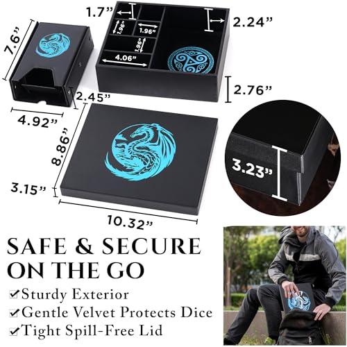 All-in-One Game Roamer - Dice Tray & Tower for DND and RPG