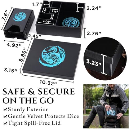 All-in-One Game Roamer - Dice Tray & Tower for DND and RPG