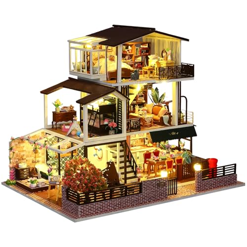 DIY Miniature House Kit for Adults
