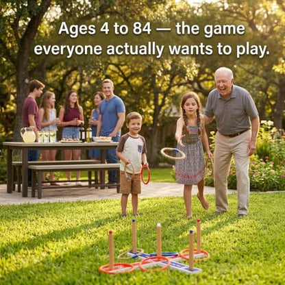 Ring Toss Game for Kids & Adults